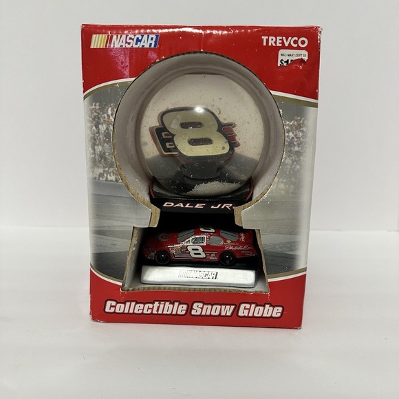 DALE EARNHARDT JR. #8 NASCAR 2005 SNOW GLOBE CAR Collectible, New In Box - Picture 1 of 5
